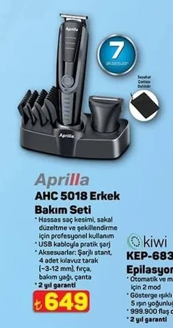 Aprilla Ahc 5018 Erkek Bakım Seti