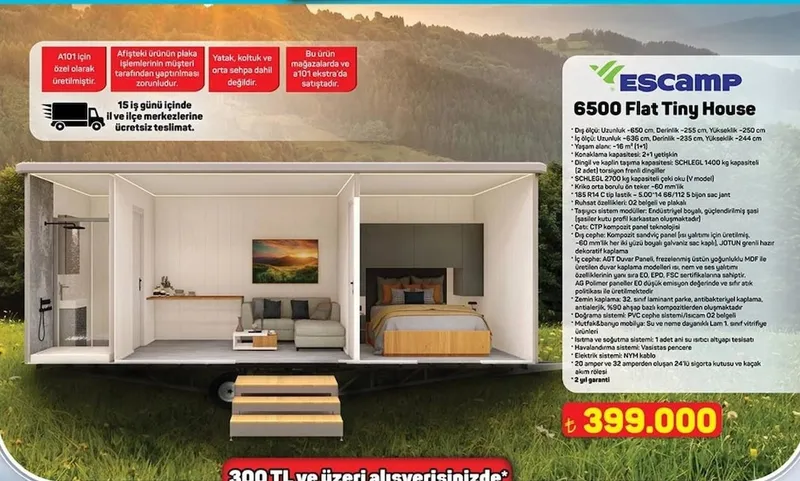 Escamp 6500 Flat Tiny House