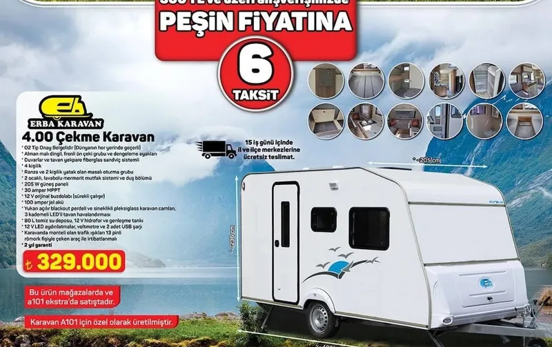 Erba Çekme Karavan 4.00