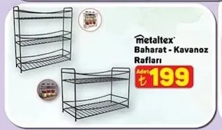 Metaltex Baharat - Kavanoz Rafları
