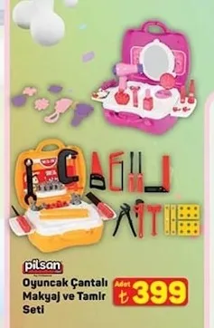 Pilsan Oyuncak Çantalı Makyaj Ve Tamir Seti