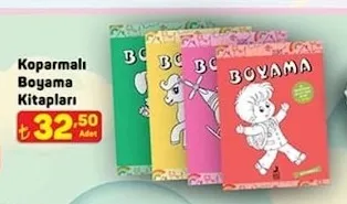 Koparmalı Boyama Kitapları