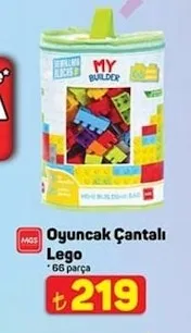 Mgs Oyuncak Çantalı Lego 66 Parça