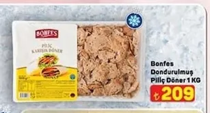 Bonfes Dondurulmuş Piliç Döner 1 Kg