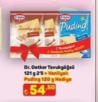 Dr. Oetker Tavukgöğsü 121 G 2'Li + Vanilyalı Puding 120 G Hediye