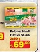 Polonez Hindi Fıstıklı Salam 2X90 G