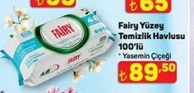Fairy Yüzey Temizlik Havlusu 100'Lü