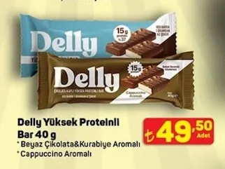 Delly Yüksek Proteinli Bar 40 G