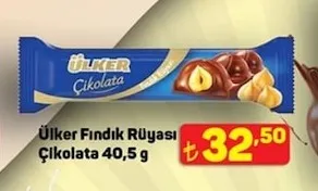 Ülker Fındık Rüyası Çikolata 40,5 G