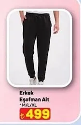 Erkek Eşofman Alt M/L/Xl