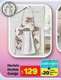 Havlulu Mutfak Önlüğü