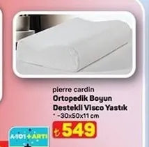 Pierre Cardin Ortopedik Boyun Destekli Visco Yastık 30X50X11 Cm