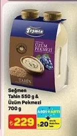 Seğmen Tahin 550 G & Üzüm Pekmezi 700 G