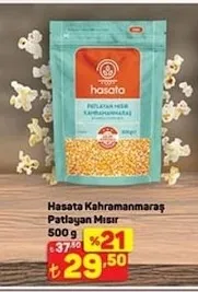 Hasata Kahramanmaraş Patlayan Mısır 500 G