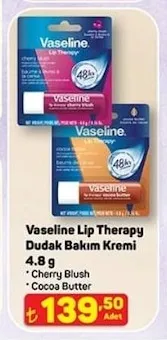 Vaseline Lip Therapy Dudak Bakım Kremi 4.8 G