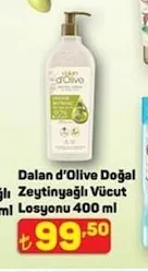 Dalan D'Olive Doğal Zeytinyağlı Vücut Losyonu 400 Ml