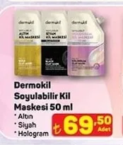 Dermokil Soyulabilir Kil Maskesi 50 Ml