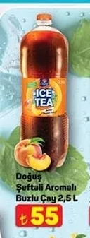 Doğuş Şeftali Aromalı Buzlu Çay 2,5 L