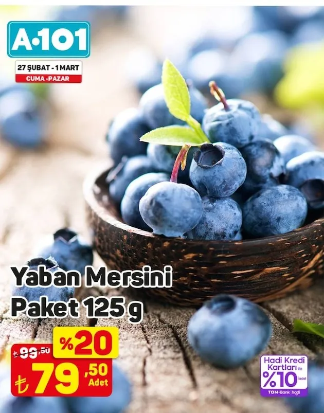 Yaban Mersini Paket 125 G