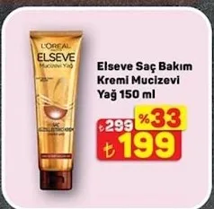 Elseve Saç Bakım Kremi Mucizevi Yağ 150 Ml