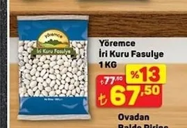 Yöremce İri Kuru Fasulye 1 Kg