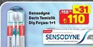 Sensodyne Derin Temizlik Diş Fırçası 1+1