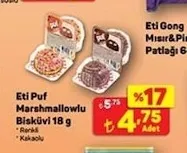 Eti Puf Marshmallowlu Bisküvi 18 G