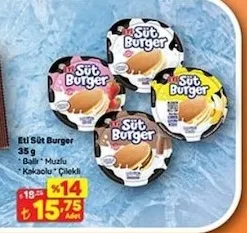 Eti Süt Burger 35 G