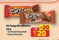 Eti Canga Bar Çikolata 45 G