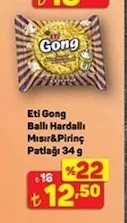 Eti Gong Ballı Hardallı Mısır&Pirinç Patlağı 34 G