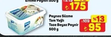 Peynes Süzme Tam Yağlı Taze Beyaz Peynir 500 G