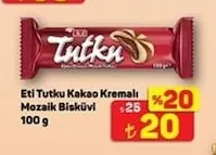 Eti Tutku Kakao Kremalı Mozaik Bisküvi 100 G