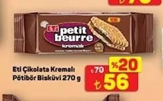 Eti Çikolata Kremalı Pötibör Bisküvi 270 G