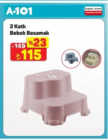 2 Katlı Bebek Basamak