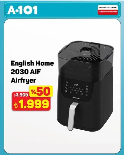 English Home 2030 Aif Airfryer