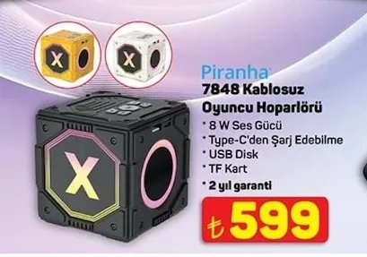 Piranha 7848 Kablosuz Oyuncu Hoparlörü