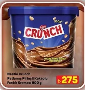 Nestlé Crunch Patlamış Pirinçli Kakaolu Fındık Kreması 900 G