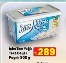 İçim Tam Yağlı Taze Beyaz Peynir 900 G