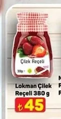 Lokman Çilek Reçeli 380 G