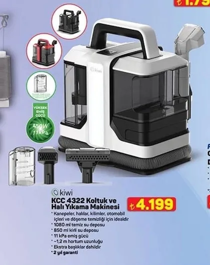 Kiwi Kcc 4322 Koltuk Ve Halı Yıkama Makinesi
