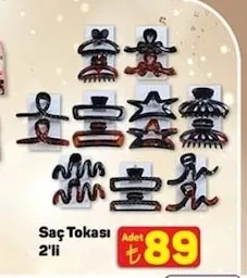 Saç Tokası 2'Li