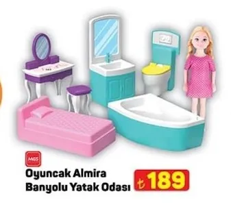 Oyuncak Almira Banyolu Yatak Odası