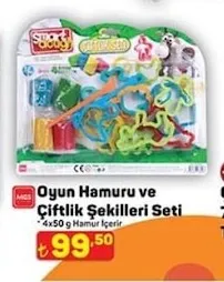 Oyun Hamuru Ve Çiftlik Şekilleri Seti