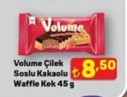 Volume Çilek Soslu Kakaolu Waffle Kek 45 G