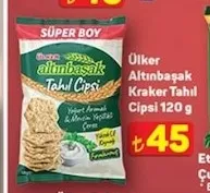 Ülker Altınbaşak Kraker Tahıl Cipsi 120 G