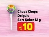 Chupa Chups Dolgulu Sert Şeker 12 G
