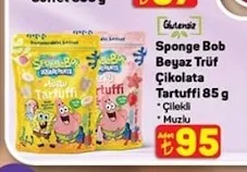Sponge Bob Beyaz Trüf Çikolata Tartuffi 85 G