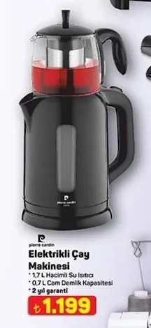 Pierre Cardin Elektrikli Çay Makinesi