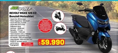 Revolt Rsx6 125 Cc Benzinli Motosiklet