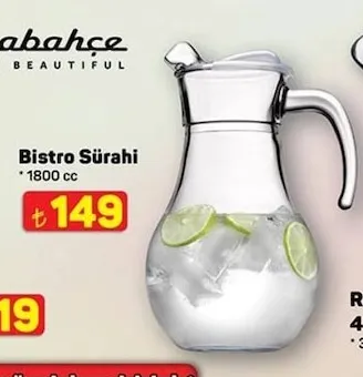 Bistro Sürahi 1800 Cc